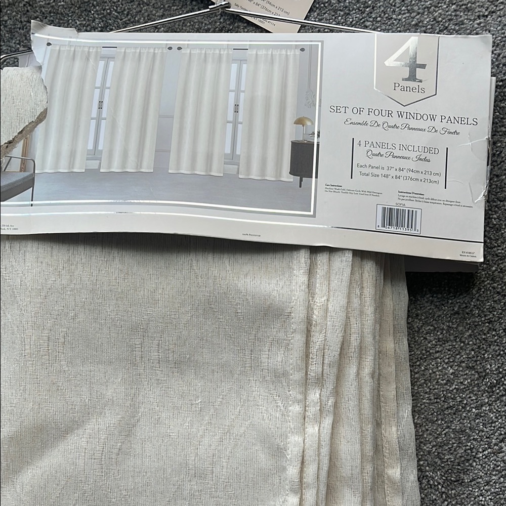 Set of Four Window Panels